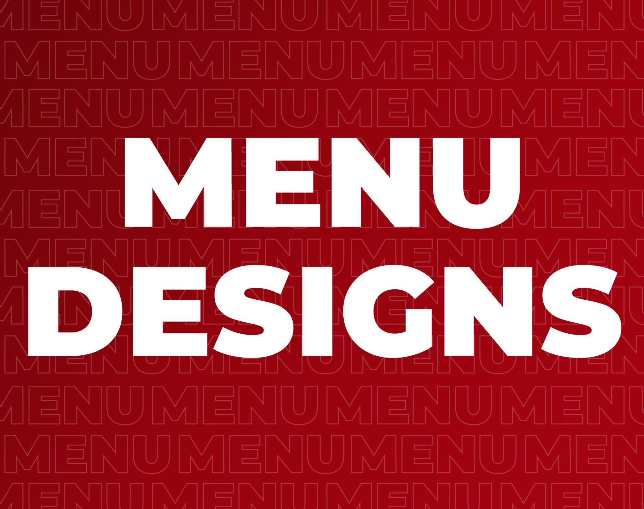 MENU DESIGN