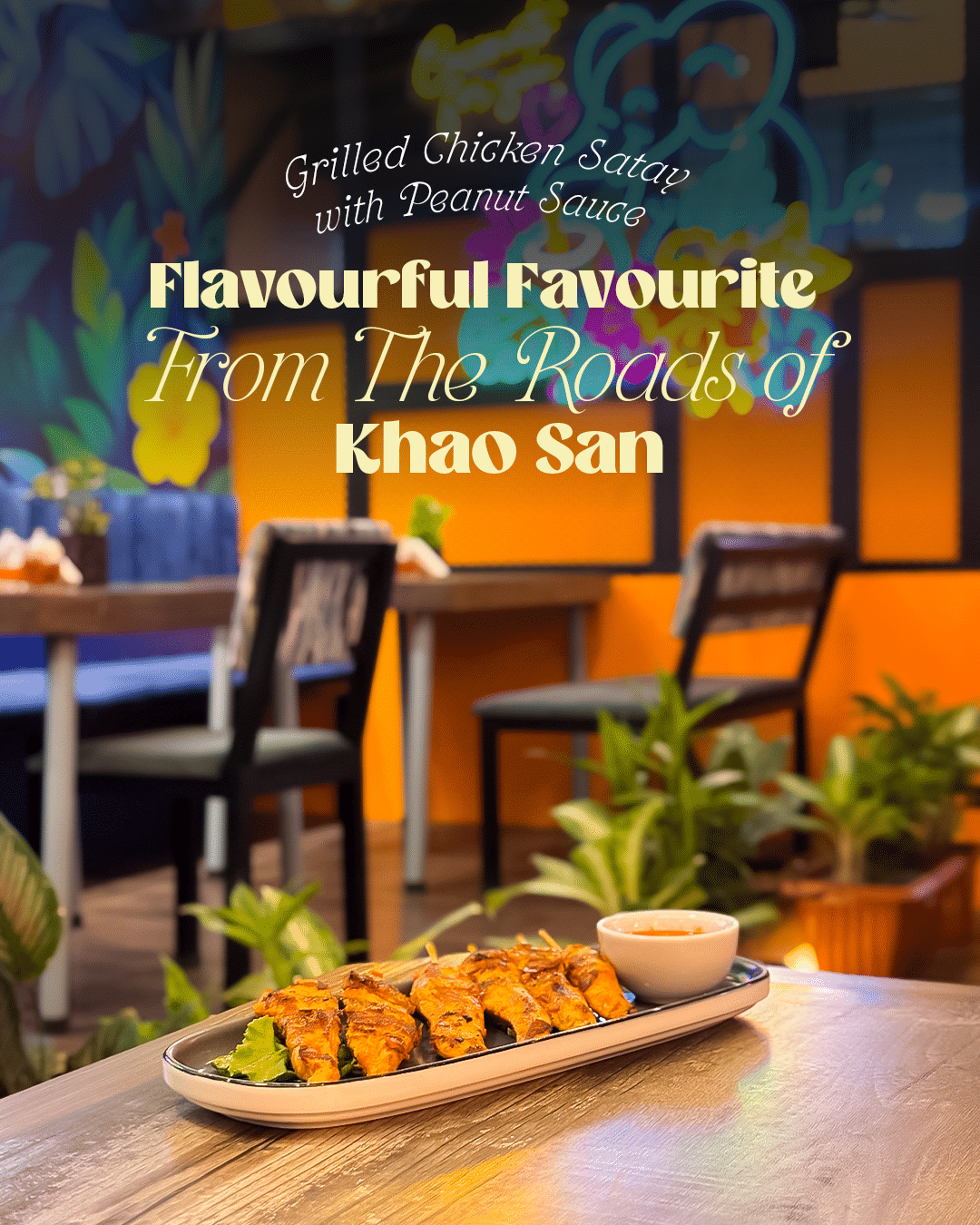 Grilled Chicken Satay with Peanut Sauce