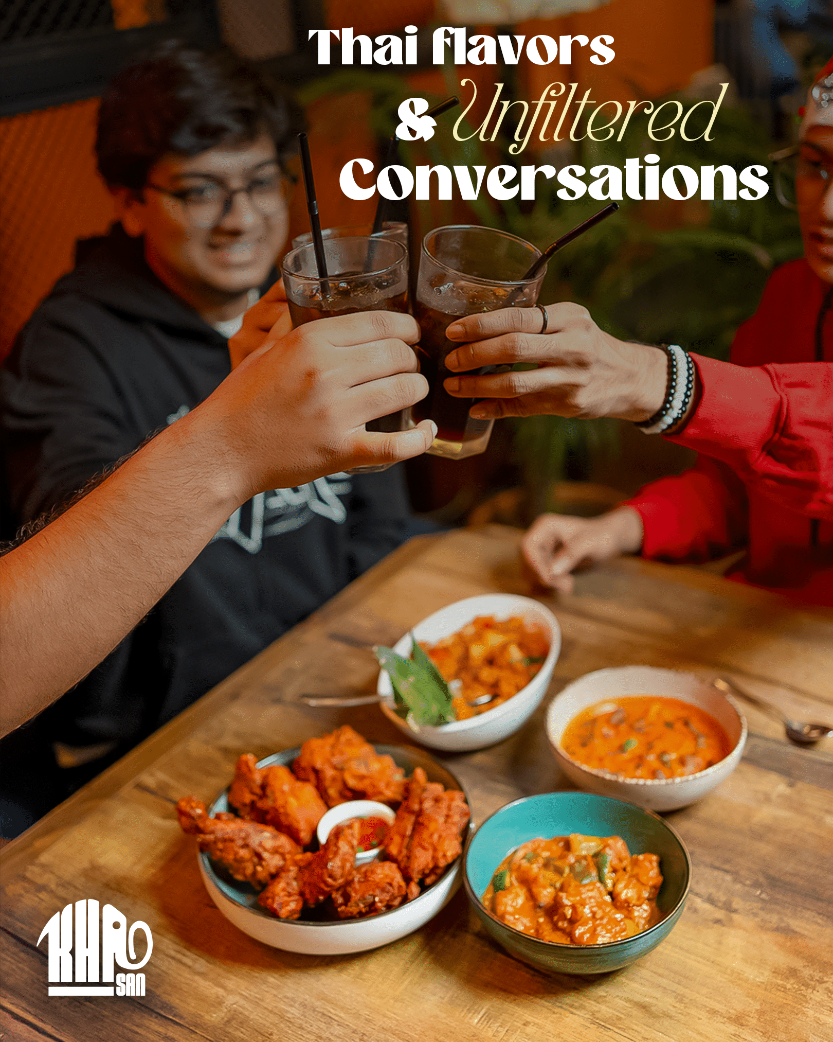 Thai flavors and unfiltered conversations